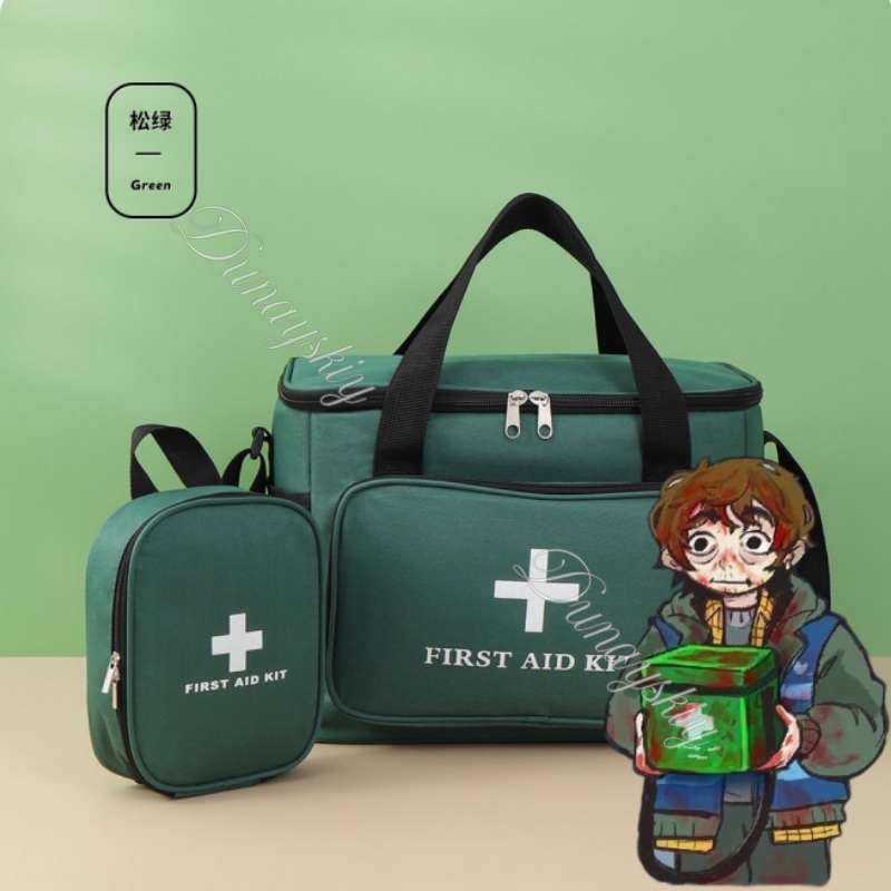 First Aid Bag Kit - حقيبة إسعافات أولية خضراء، حقيبة يد