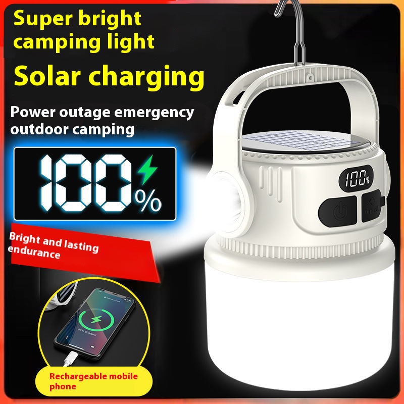 LED الشمسية لمبة ضوء الفوانيس  - مراجعة Power Outage Light وسعره