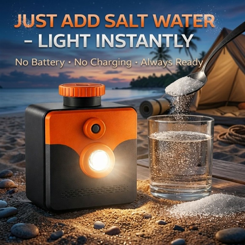 مصباح يعمل بالماء المالح، مصبا - مراجعة Power Outage Light وسعره